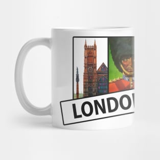 London Decal Mug